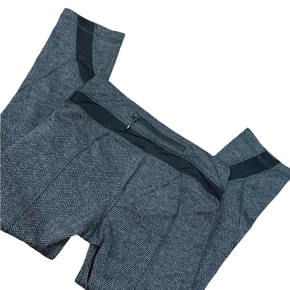 Lululemon Run Inspire Crop ll Size 4 All Luxtreme Black Heathered Leggings - Picture 6 of 12